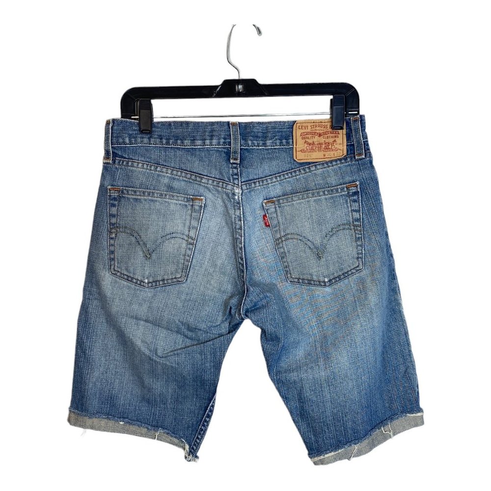 LEVIS Zipper-fly 514 CUTOFF Jean SHORTS 30/10.5 inseam Red Tab Stretch - Picture 2 of 10
